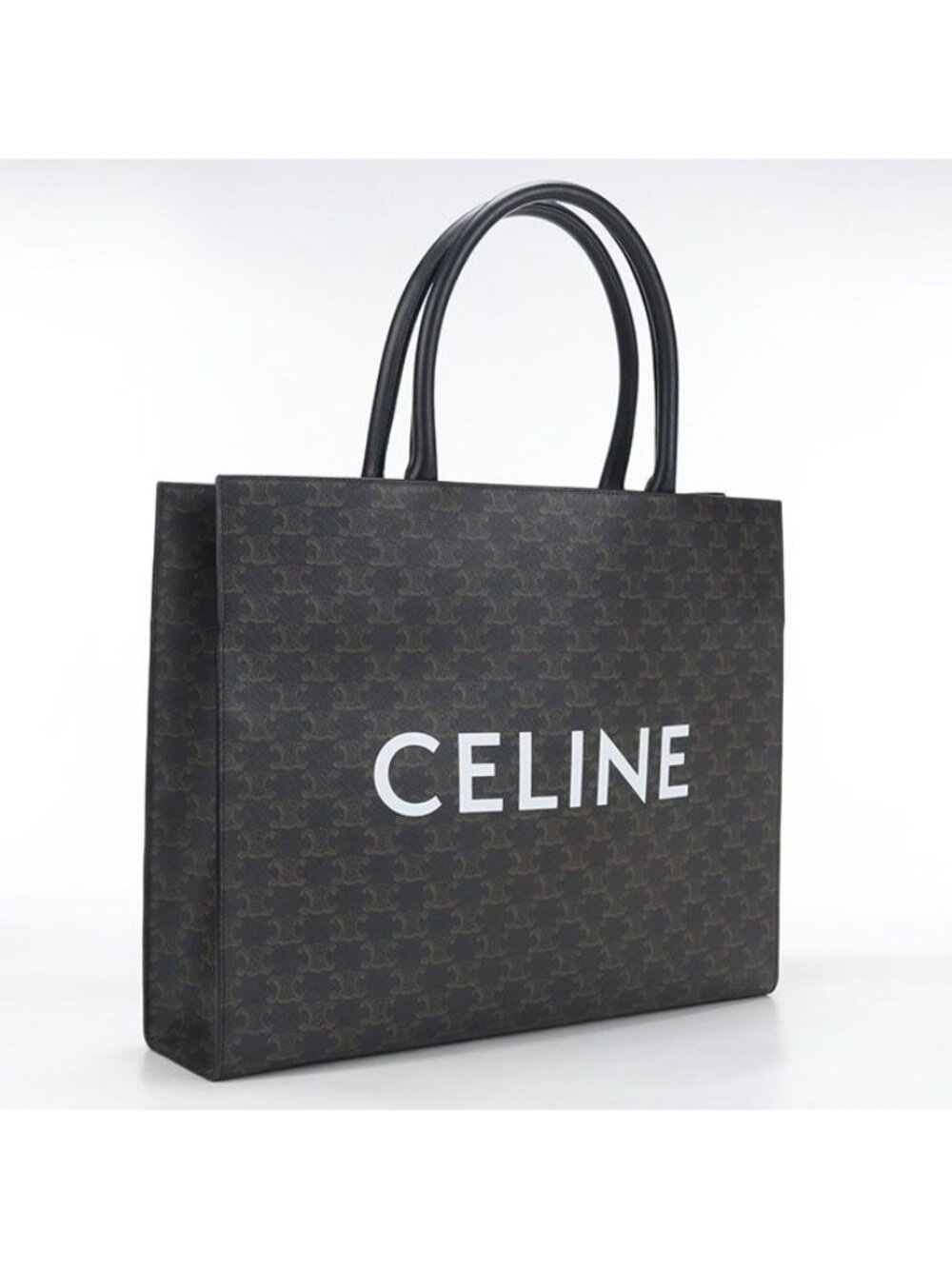 Celine Triomphe Canvas Tote